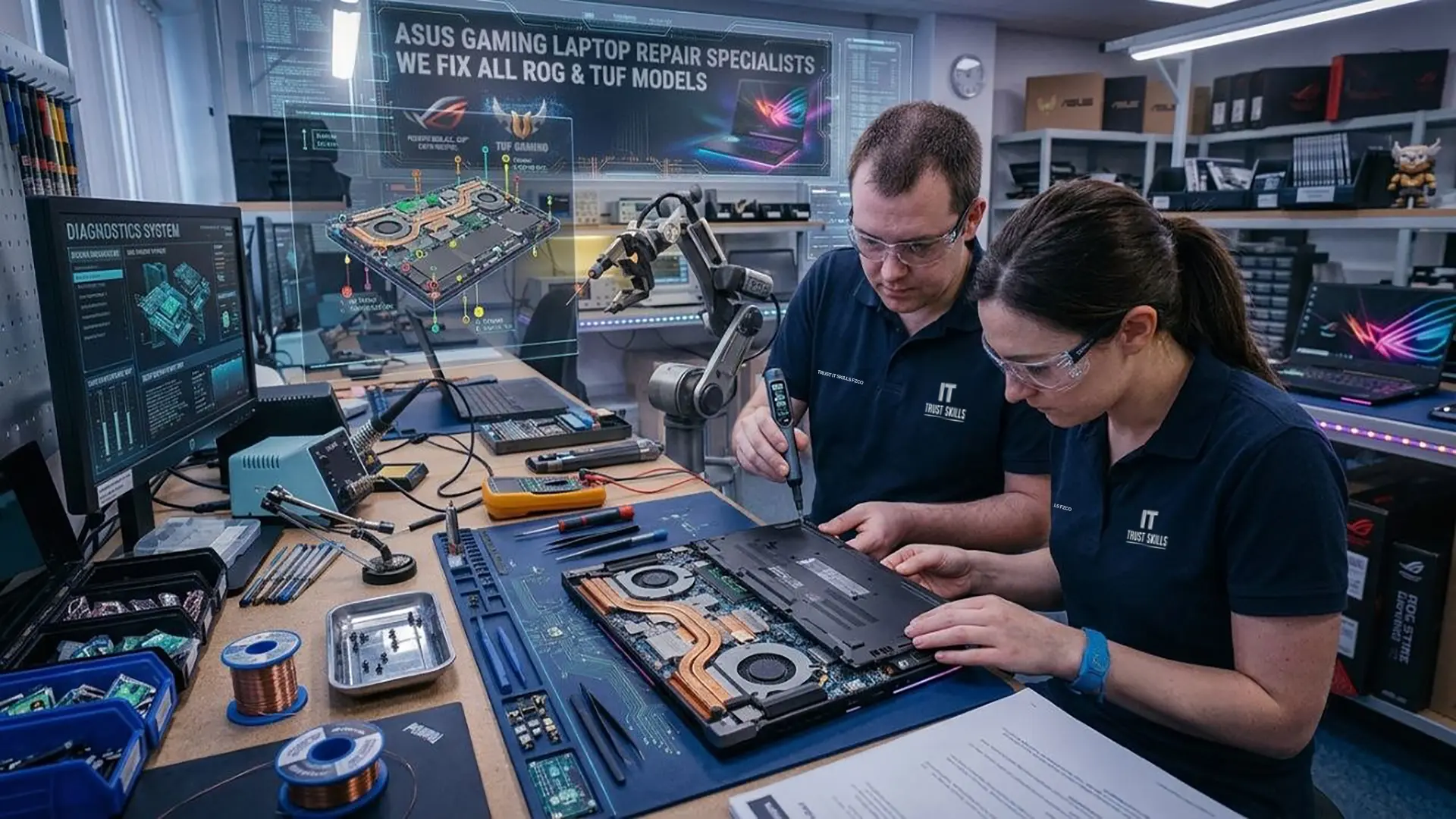 Asus Laptop Repair in Dubai Silicon Oasis