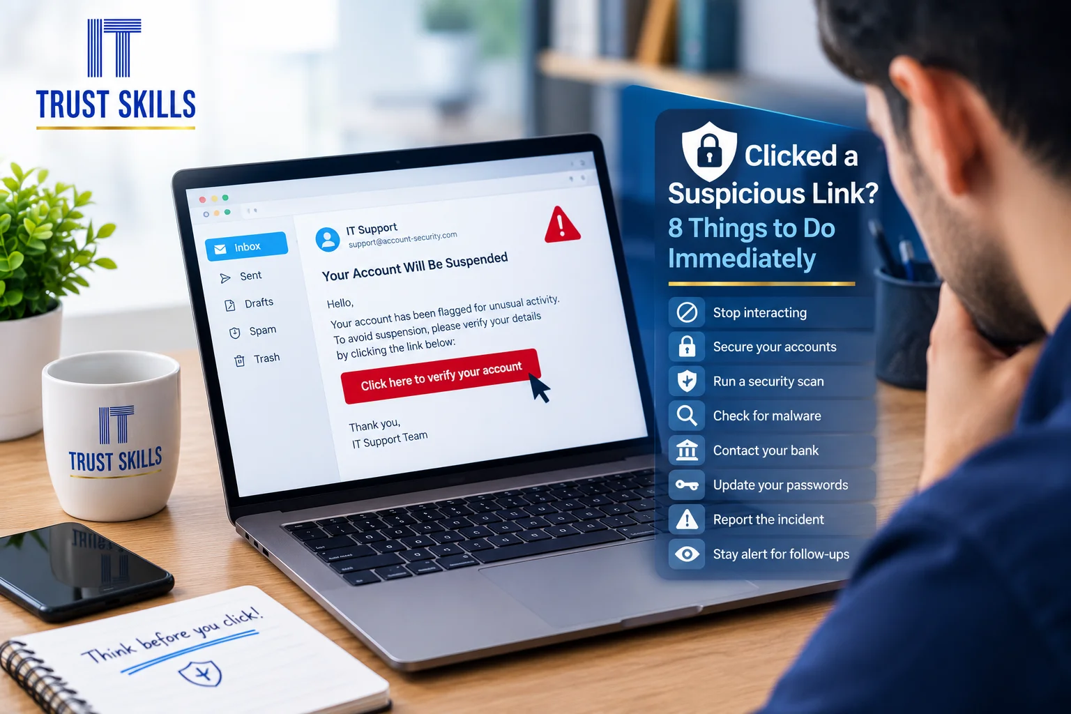 Clicked a Suspicious Link? Here's What to Do Next