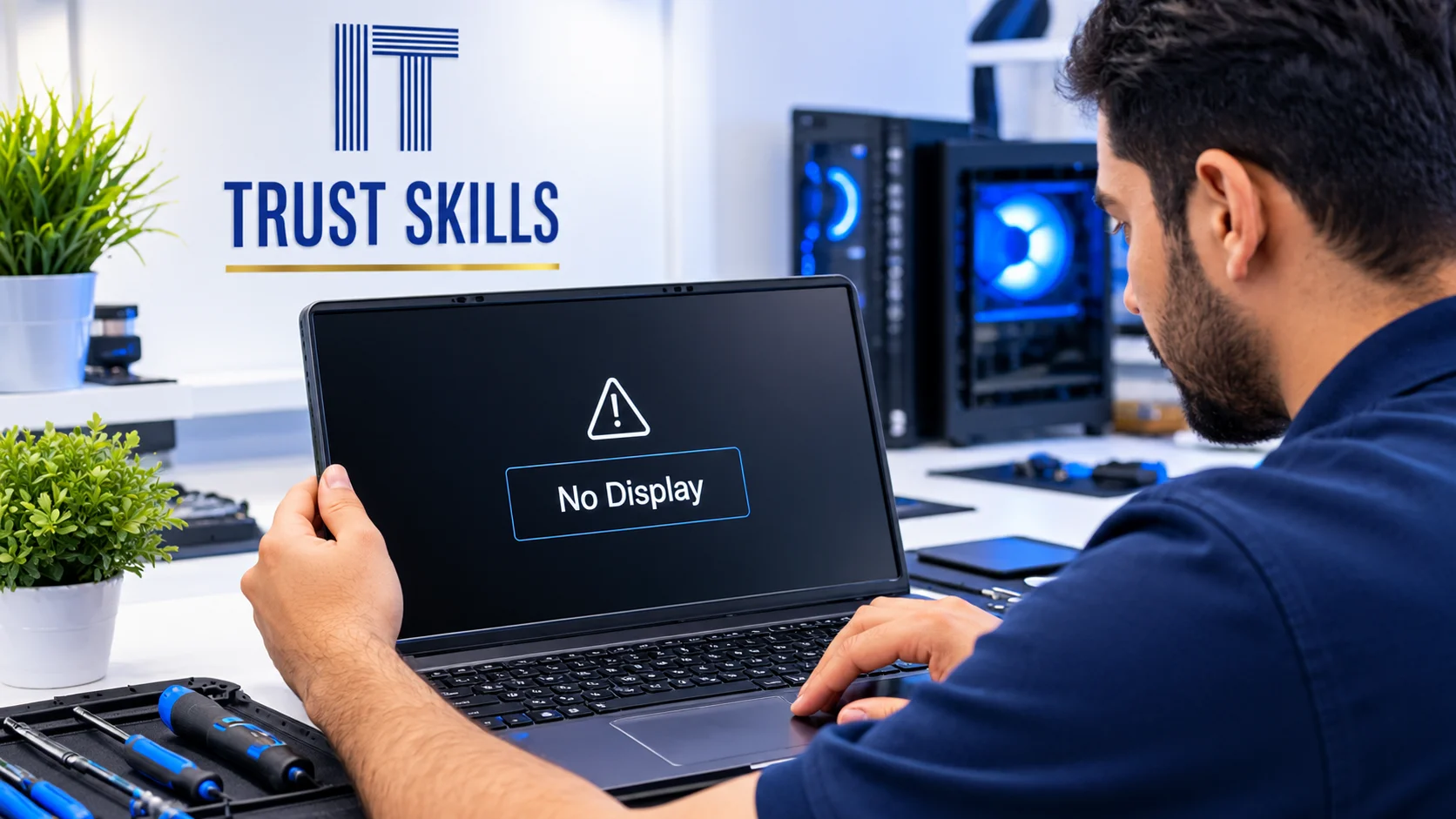 Why Does My Computer Turn On but Show No Display?